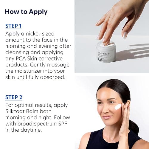 PCA SKIN Silkcoat Moisturizer Face Cream, Anti Aging Face Moisturizer for Dry Skin, Use Day or Night, 1.7 fl oz Jar thumbnail 5