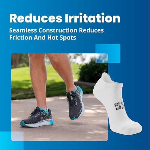 Balega Unisex Hidden Comfort Performance No Show Athletic Running Socks for Men and Women (3-pack) thumbnail 5