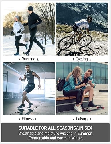 Airacker Ankle Athletic Running Socks Cushioned Breathable Low Cut Sports Tab Socks for Men and Women (6 Pairs) thumbnail 6