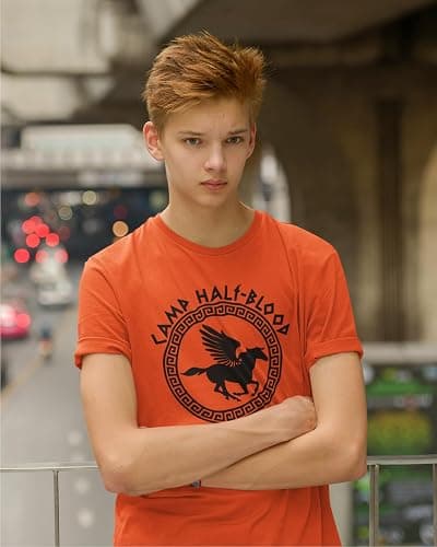 Affect Design Studio Youth Size Orange Camp Half Blood T-Shirt thumbnail 7