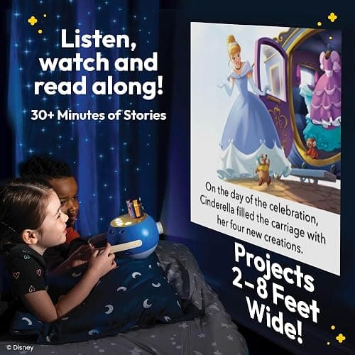 LUNA STORYTIME Disney Princess Friendship Collection Character – Projects 8 Stories, Over 30 Minutes of Visual and Audio Content | Gift and Toy for Kids Ages 3+ thumbnail 2