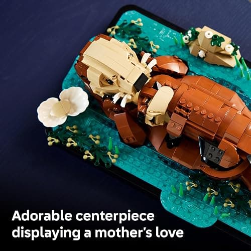 LEGO Ideas Floating Sea Otters Building Sets for Adults - Room or Office Decor for Women & Men, Ages 18+ - Gift Ideas for Birthday - 21366 thumbnail 7
