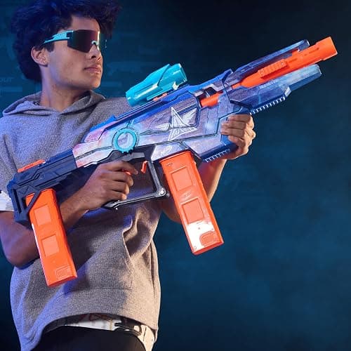 Nerf Loadout Galactic Commander Motorized Blaster, 3 Firing Modes, 3 Attachment Accessories, 48 Nerf N1 Darts, Kids Toys & Gifts, Ages 8+ thumbnail 2