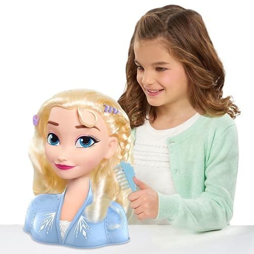 Disney Frozen 2 Elsa Styling Head, 14-pieces, Pretend Play, Kids Toys for Ages 3 Up by Just Play thumbnail 2