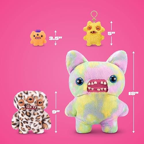 Fuggler Baddies Fuggs 9 Inch (Annoyed Alien) by ZURU | Funny Ugly Monster with signature teeth; soft & huggable collectible plush; for fans & collectors; gift for tweens & teens thumbnail 3