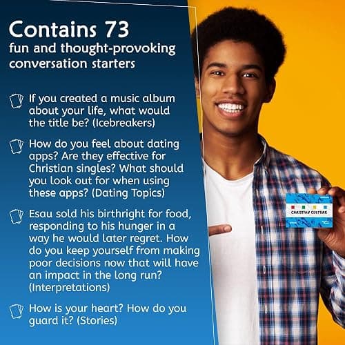 Kulture Games Christian Culture (Singles Edition) - Conversation Starters to Spark Meaningful Discussion Between Christian Singles - Christian Party Game - Thought Provoking Bible Discussion Cards thumbnail 3