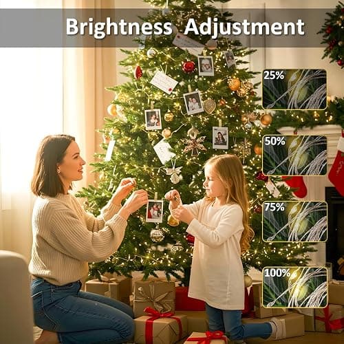 suddus 16ft 50 LED Fairy Lights with Clips for Pictures, Photo Lights with Remote USB Powered & Battery Operated with 22 Clear Clips, String Lights for Party, Bedroom, Decoration, Warm White thumbnail 4