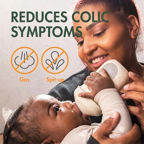 Boon Nursh Bottles - Silicone Baby Bottles Help Ease Colic Symptoms - Formula and Breast Milk Only Touch Platinum Food-Safe Silicone - Medium Flow - Speckle Green - 8 Ounce thumbnail 2