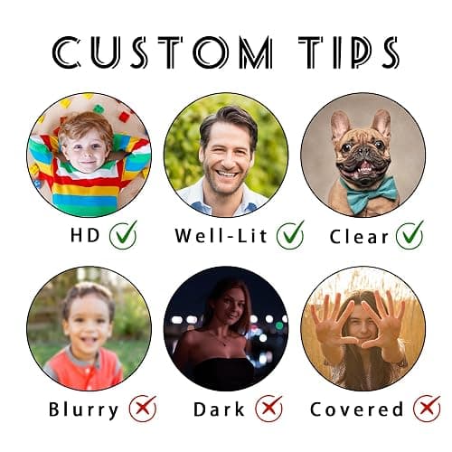 DIYKST Custom Face Socks for Men Women Personalized Photo Socks Love Heart Valentine's Day Christmas Gift for Famliy thumbnail 7