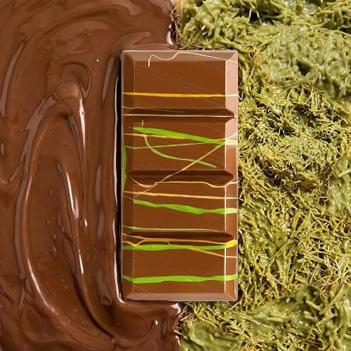 Beyoglu Dubaco Dubai Chocolate Bar Pistachio 3.36 Oz (Pack of 1), Luxury & Premium Dubai Milk Chocolate Bar Filled with Pistachio Butter & Shredded Knafeh Kadayif thumbnail 6
