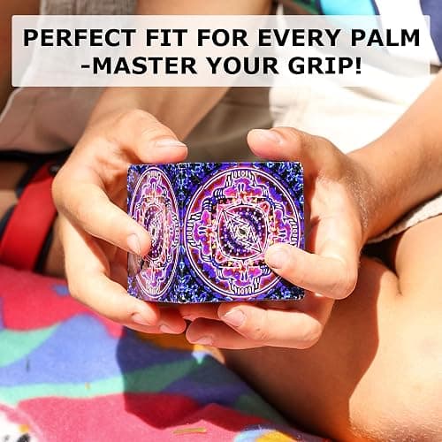 SHASHIBO Shape Shifting Box - Award-Winning Fidget Toy w/ 36 Rare Earth Magnets - Fidget Cube Transforms Into Over 70 Shapes, Sensory Toy Gift for Kids, Teens, and Adults (Blue Planet) thumbnail 6
