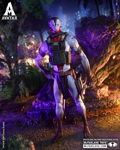 McFarlane Toys- Avatar: Fire and Ash Quaritch (Ash Warrior) 7in Action Figure McFarlane Collector Edition thumbnail 2