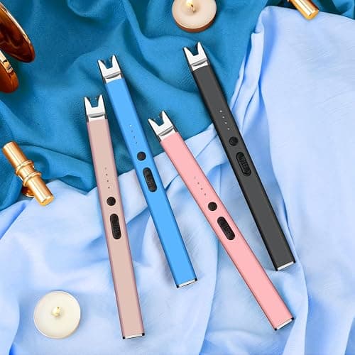 Electric Candle Lighter USB C Rechargeable BBQ Lighter Long Reach, Electronic Arc Plasma Lighter Flameless and Windproof for Candles, Grill Stove, Camping (Jet Black) thumbnail 8