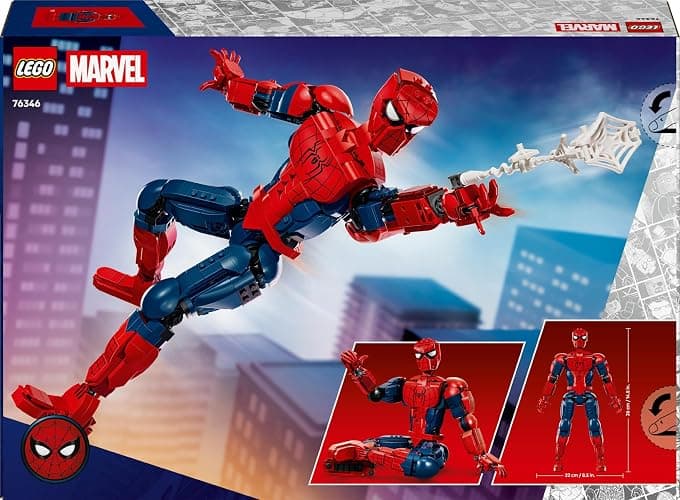 LEGO|Marvel Spider-Man Hero Figure - Superhero Toy incl. Action Figure w/Collectible Minifigure for Room Decor - Gift for 12+ Year Old Boys & Teenage Movie Fans - 76346 thumbnail 11
