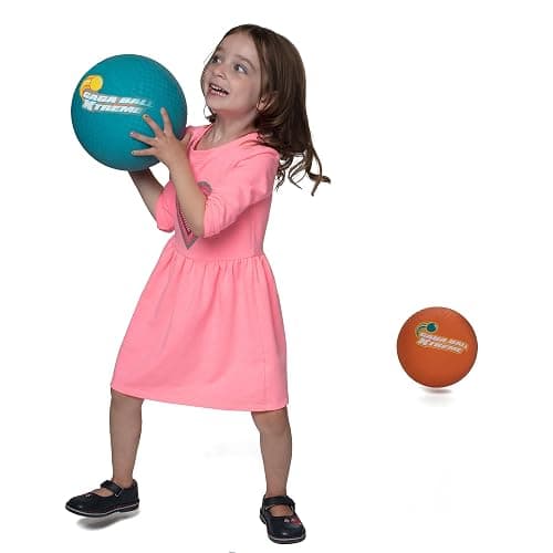 SCS Direct Gaga Playground Balls 3pk (8.5 inches) w Air Pump- Durable Rubber Pack for Dodgeball, Kickball, Gagaball Official Play and School - Fun Outdoor Toys and Accessories Gift for Kids thumbnail 7