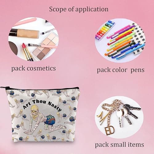 MNIGIU Withers Makeup Bag Withers Fan Gift BG3 Merch Art Thou Nasty Quote Gift (Art Thou Nasty Bag) thumbnail 7