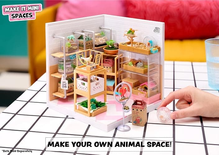 MGA's Miniverse - Make It Mini Animals 3-Pack, Mini Collectibles, Blind Pack, Miniatures, DIY, Crafts, Resin Play, Replica Animals, Habitats, NOT Edible, Collectors, Gifts, 8+ thumbnail 7