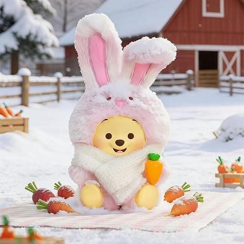 MINISO Disney Winnie The Pooh Farm Animal Series Blind Box Desktop Ornament/Hanging Ornament Winnie The Pooh Easter Gift(Random one) thumbnail 2