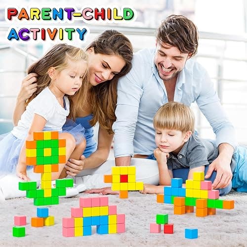 42PCS Magnetic Blocks, Gifts for 3 4 5 6 Year Old, Magnet Building Blocks for Toddlers, Girls & Boys, Sensory - Montessori - Autism - Magnetic Toys for Kids Ages 3-5 4-8 thumbnail 6
