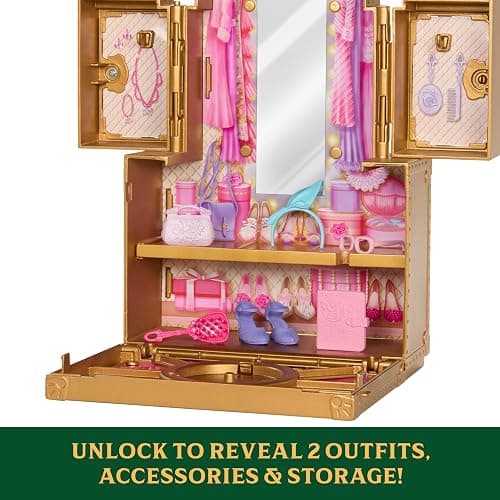 Mattel Universal Pictures’ Wicked Glinda’s Glamorous Closet with 2 Unique Looks, Surprises & 13 Accessories, Inspired by The Movie thumbnail 4