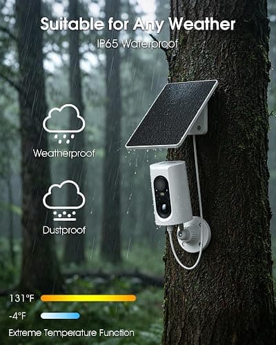 ANRAN 4G LTE Cellular Solar Security Camera Wireless Outdoor No WiFi Needed | 2K Color Night Vision Built-in SIM 37 Days Trial Subscription Needed PIR Motion Detection Alert 2-Way Audio for Farm Barn RV thumbnail 9