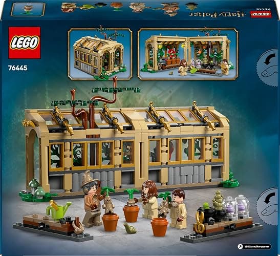 LEGO Harry Potter Le Château De Poudlard : Le Cours De Botanique - Jeu De Construction Modulaire - Minifigurines De Neville, Hermione & Prof. Chourave - 3 Mandragores - Cadeau Fille Dès 8 Ans 76445 thumbnail 12
