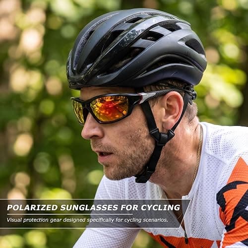FAGUMA Sports Polarized Sunglasses For Men UV400 Protection | Cycling Driving Fishing thumbnail 3