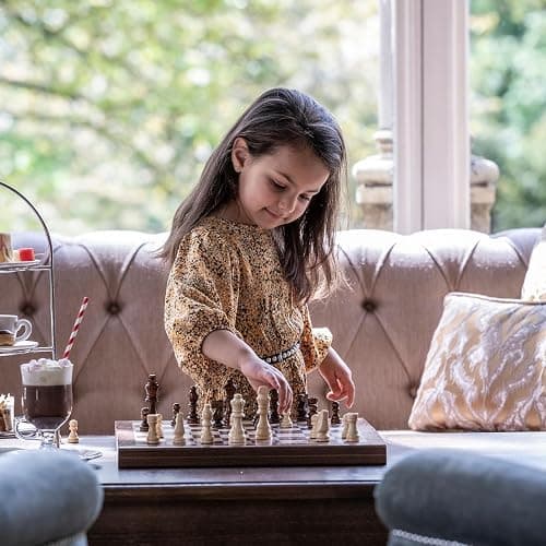 Jaques of London Large Chess Sets | 15" Chess Board | Premium Chess Set For Adults Luxury | Chess Set For Adults with Staunton Chess Pieces | Since 1795… thumbnail 3