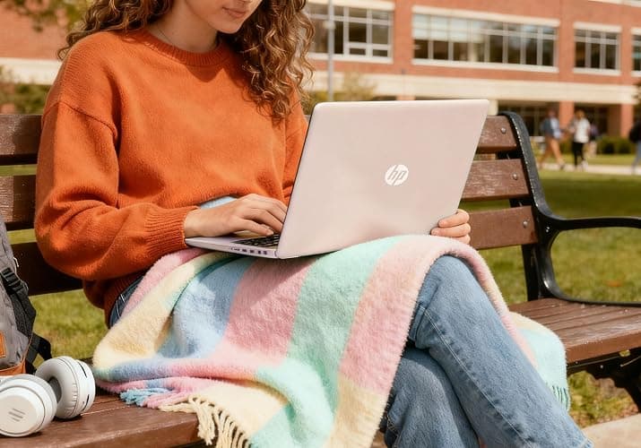 HP Ultrabook Laptop with Copilot AI & Office 365 • Intel 4-Core CPU • 1.1TB Storage (1TB OneDrive and 128GB SSD) • 8GB RAM • Windows 11 w/o Earbuds thumbnail 9