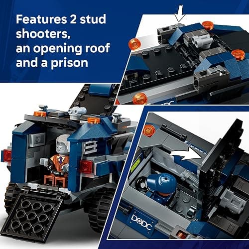 LEGO Marvel Spider-Man Prison Transport Chase - Super Hero Building Toy for Boys & Girls, Ages 8+ - Includes 4 Minifigures - Spider-Man Toy for Fans - Gift for Birthdays - 76349 thumbnail 3