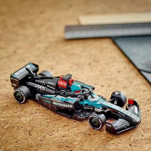 LEGO Speed Champions Mercedes-AMG F1 W15 Rennauto - Spielzeug mit Formel 1 Minifigur - Modell Auto zum Sammeln und Bauen - Geschenk für Jungen & Mädchen ab 10 Jahren oder Erwachsene Fans 77244 - Mercedes-AMG F1 W15 Race Car 77244 thumbnail 10