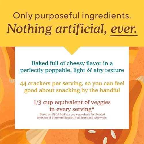 Simple Mills Pop Mmms Cheddar Baked Snack Crackers, Gluten Free, 4 Ounce (Pack of 1) thumbnail 2