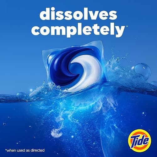 Tide PODS laundry detergent pacs, 3-in-1 Stain Remover, Odor Fighter, Color Protector, 112 Count, HE compatible, Spring Meadow Scent thumbnail 8