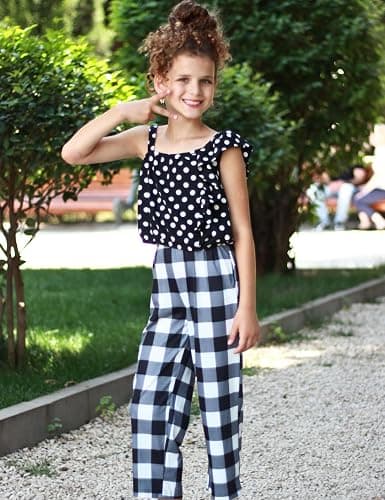Ekouaer Girls Soft Pajamas Pants Cute Print Pattern PJ Bottoms Comfortable Lounge Long Pants with 2 Pockets thumbnail 5