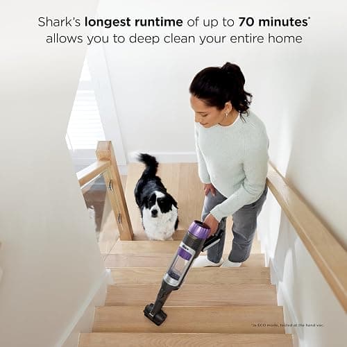 Shark PowerDetect Clean & Empty Cordless Stick Vacuum | Powerful Suction, HEPA Filtration | Carpet & Hard Floor | Portable for Pet Hair | Dark Gray | IP3251 thumbnail 8