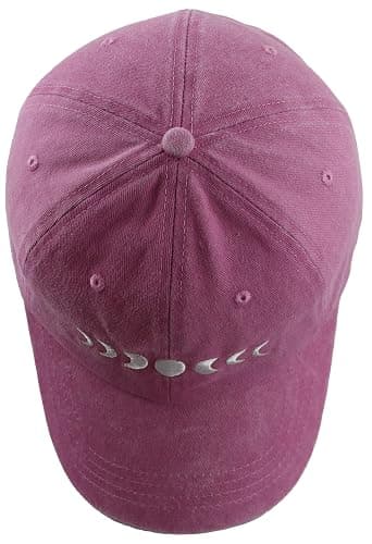 Czantyyn Moon Hats for Women Men, Adjustable Cotton Embroidered Moon Accessories Baseball Cap thumbnail 4