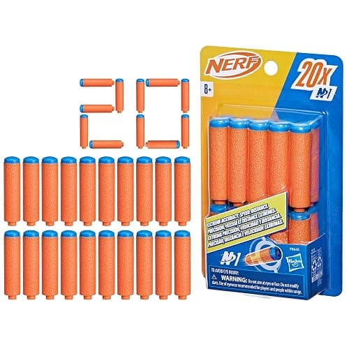 Nerf N Series N1 Darts, Includes 20 Refill Darts, Compatible Only with Nerf N Series Blasters, Outdoor Games, Ages 8+ - Image 1