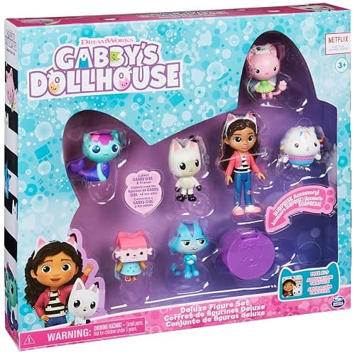 Gabby’s Dollhouse, Deluxe Figure Gift Set with 7 Toy Figures and Surprise Accessory, Kids Toys for Ages 3 and up thumbnail 6