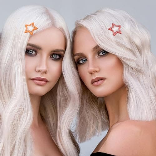 Joez Wonderful 20 Pcs Multicolor Star Hair Clips, 1.18"/3cm Metal Snap Hair Clips, Cute Star Clips Hair Barrettes, Non-Slip Fashion Hair Accessories for Women Girls (10 Colors) thumbnail 4