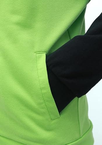 C-ZOFEK Cosplay Hoodie Jacket Mens Womens Green Coat with Ears for Christmas Costume thumbnail 7