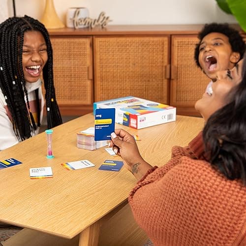 Guess The Gibberish Card Game for Families by Relatable, From The Creators of Incohereant, Fun Kids Games for Kids 12+, Game Night With Friends, Includes 400 Cards, Instructions, and 1 Sand Timer - Family thumbnail 2