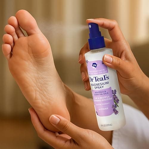 Dr Teal's Magnesium Lavender Spray with Natural Dead Sea Salt, 8 fl oz (Pack of 2) thumbnail 6