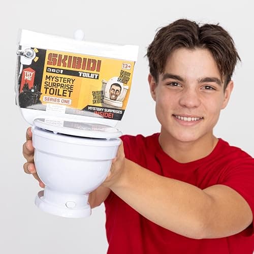 SKIBIDI Toilet Mystery Toilet Mystery Toilet with Surprise Toys to Discover Inside, Officially Licensed Toilet Merch thumbnail 2