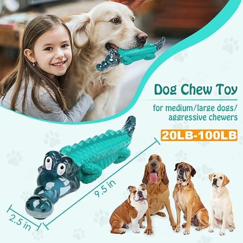 Jeefome Dog Toys for Aggressive Chewers - Tough,Indestructible Dog Chew Toys for Large, Medium,Small Breed to Keep Them Busy thumbnail 2
