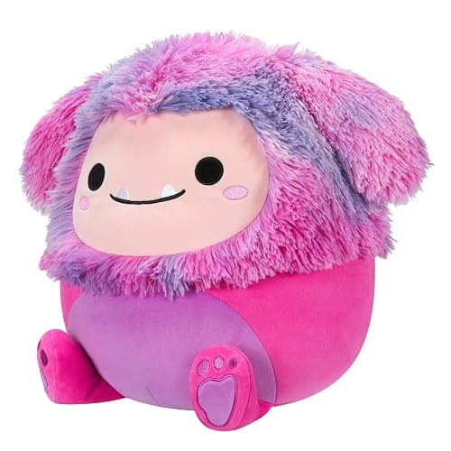 Squishmallows Original 14-Inch Woxie Magenta Bigfoot with Tie-Dye Mane - Official Jazwares Large Plush - Magenta Bigfoot thumbnail 4