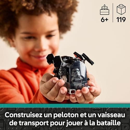 LEGO Star Wars 75412 Ahsoka Pack de Combat Death Troopers Contre Night Troopers - Jeu de Construction avec Transporteur & 4 Minifigurines avec Blasters - Cadeau Collector pour Garçon dès 6 Ans & Fans thumbnail 4
