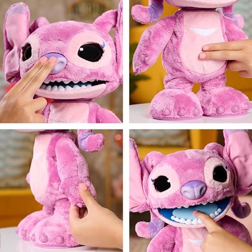 Disney Stitch Ultimate Angel Interactive 17" Plush Toy, 100+ Sounds & Reactions, Moves Like a Real-Life Angel, Amazon Exclusive, Toy for Fans, Girls, Boys, Kids 3 and Up by Just Play thumbnail 4