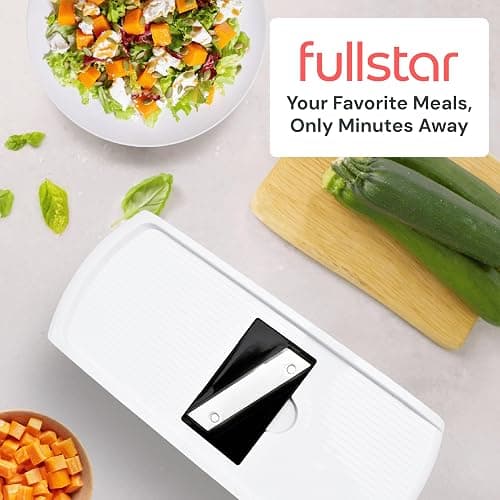 Fullstar The Original Pro Chopper - Vegetable Chopper and Spiralizer, Food Chopper with Container, Fruit Slicer, Kitchen Gadgets & Gifts, Home Essentials (8 in 1, White) thumbnail 10