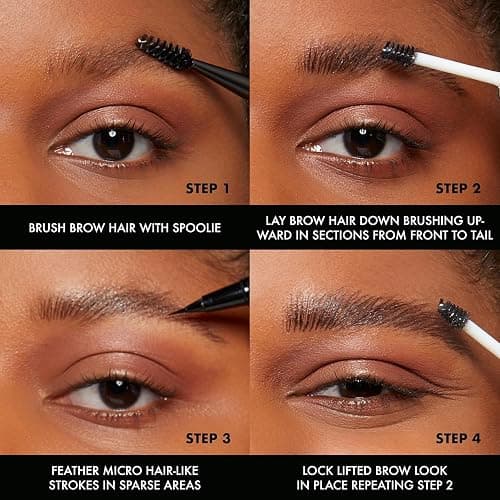 NYX Professional Makeup The Brow Glue, 16H Extreme Hold Eyebrow Gel, Flake-resistant, Non Sticky Formula, Natural Finish, LImitless Brow Looks, Clear, 0.18oz / 5g thumbnail 5
