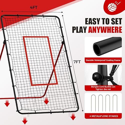 Volleyball rebounder thumbnail 4